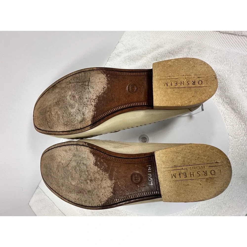 FLORSHEIM MEN'S TAN‎ WOVEN BRAIDED LEATHER LOAFERS SIZE 10.5D Vintage